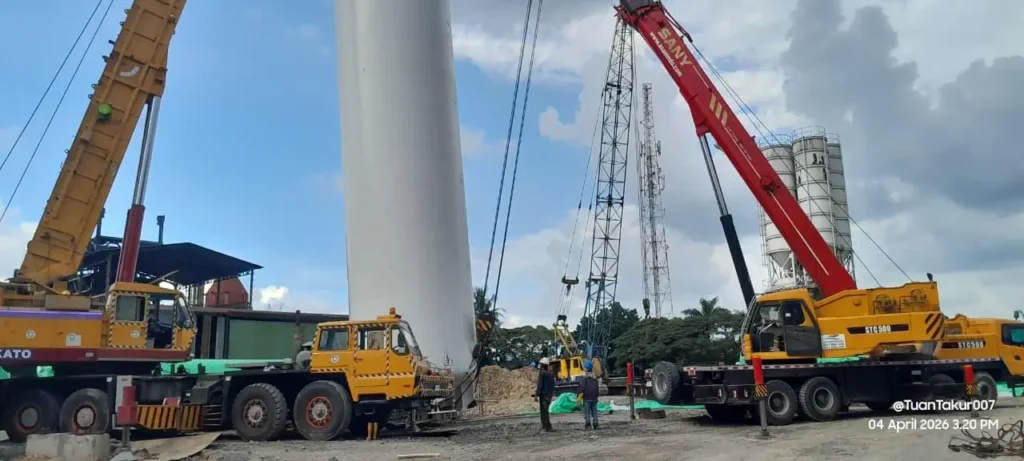Proses pemesanan sewa crane di Jakarta yang mudah dan cepat melalui WhatsApp dengan respons tim yang siap 24 jam